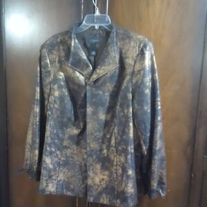 Investments Black and Gold Blazer